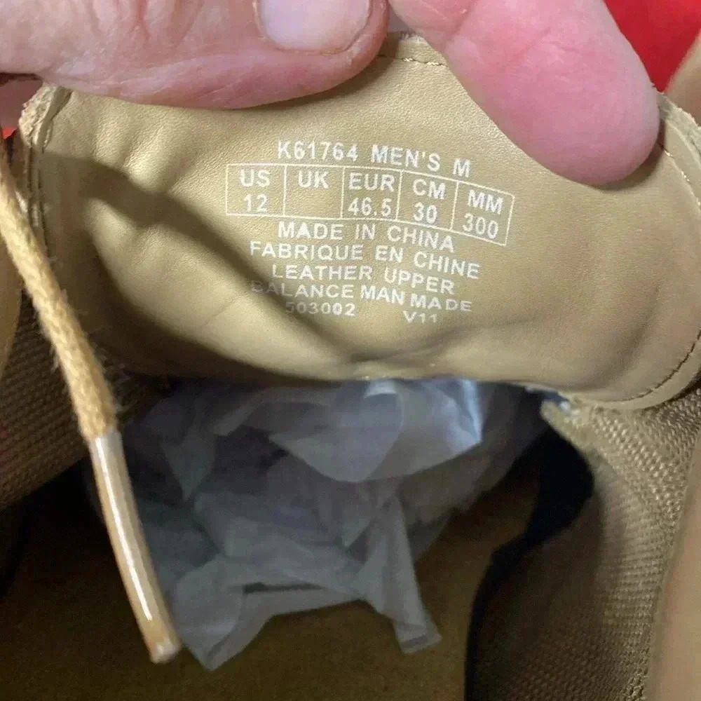Rockport Tan Leather Suede Tie Shoes Size 12 - Picture 5 of 9